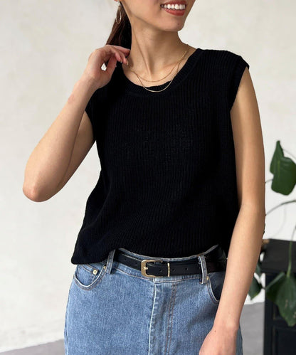 無袖針織衫