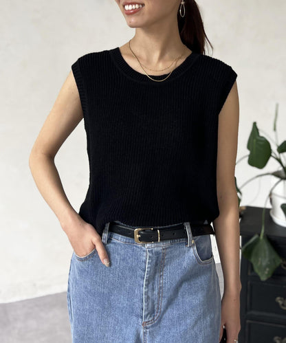 無袖針織衫