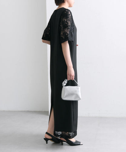 《場合/儀式》蕾絲拼接連衣裙【SUM1 STYLE(斯密風格)】