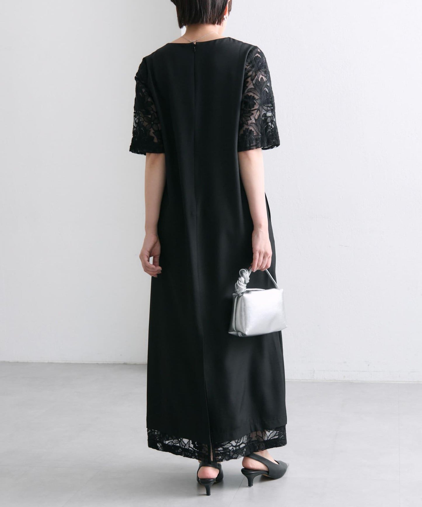 《場合/儀式》蕾絲拼接連衣裙【SUM1 STYLE(斯密風格)】