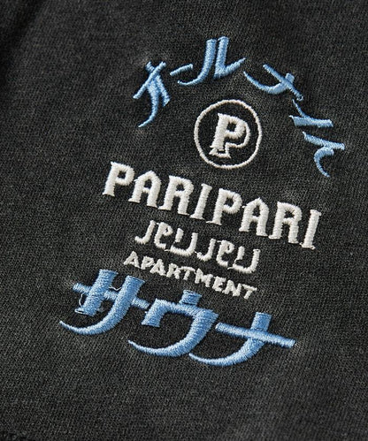 聯名 全夜桑拿 粉末加工裡毛套裝 揹包附帶