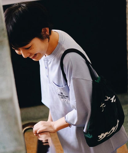 聯名 全夜桑拿 粉末加工裡毛套裝 揹包附帶