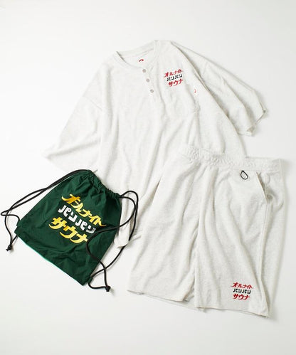 聯名 全夜間桑拿 精緻抓絨套裝 帶揹包