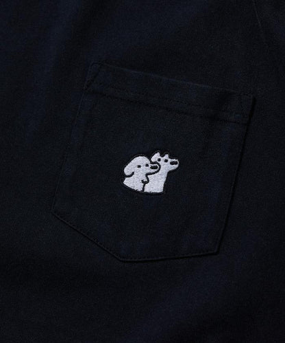 聯名“唱片”背面印花 圓領短袖T恤