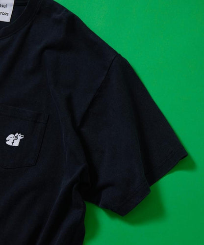 聯名“唱片”背面印花 圓領短袖T恤