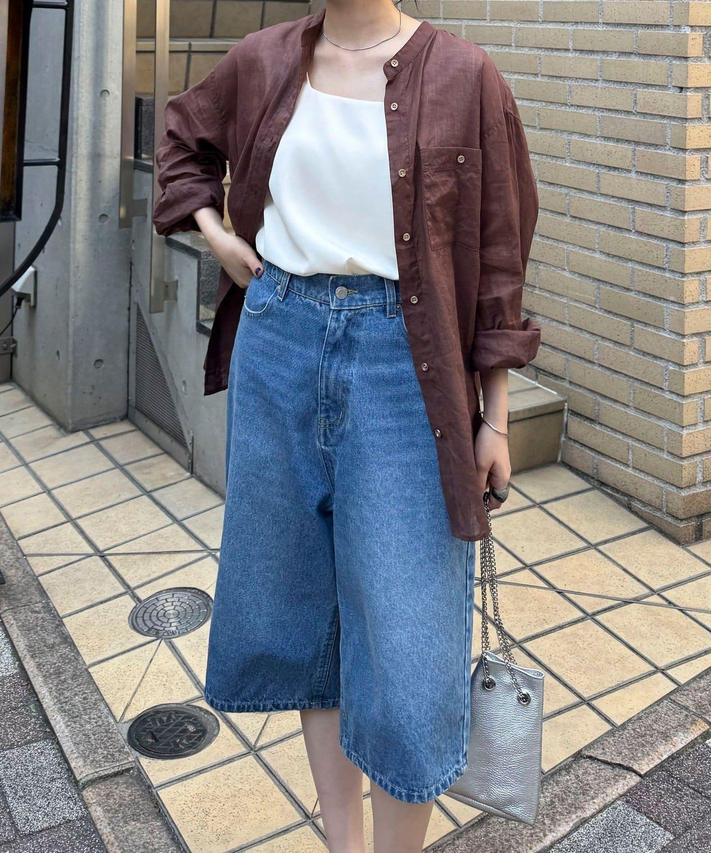 牛仔短褲
