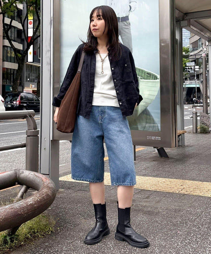 牛仔短褲