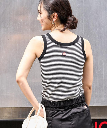 聯名 橫條紋亨利背心