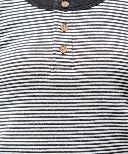 聯名 橫條紋亨利背心