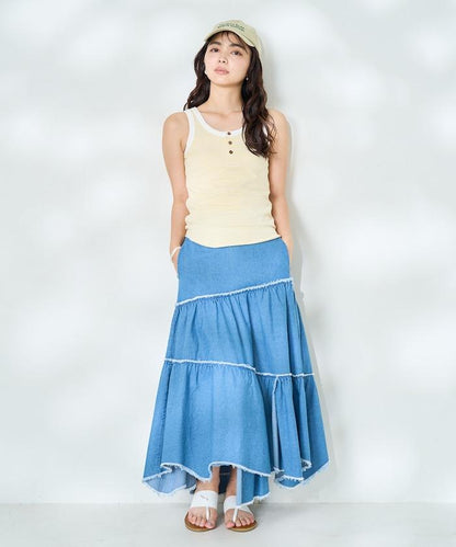 聯名 橫條紋亨利背心