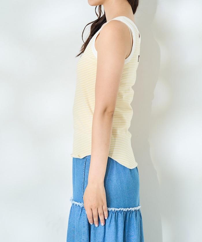 聯名 橫條紋亨利背心