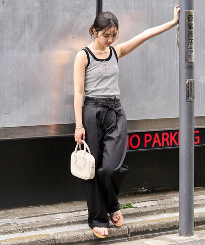 聯名 橫條紋亨利背心