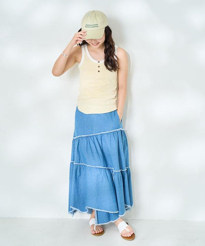 聯名 橫條紋亨利背心