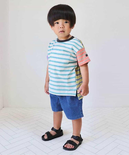 腰帶束腰半褲 5分褲