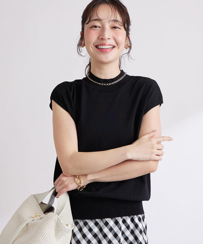 【名品・防紫外線・接觸冷感】冰涼觸感防曬高領法蘭絨衫