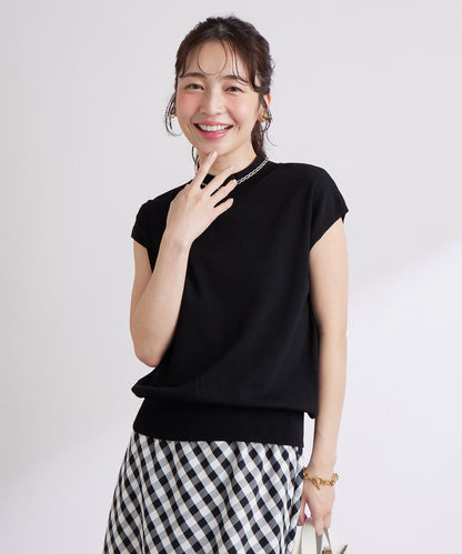 【名品・防紫外線・接觸冷感】冰涼觸感防曬高領法蘭絨衫