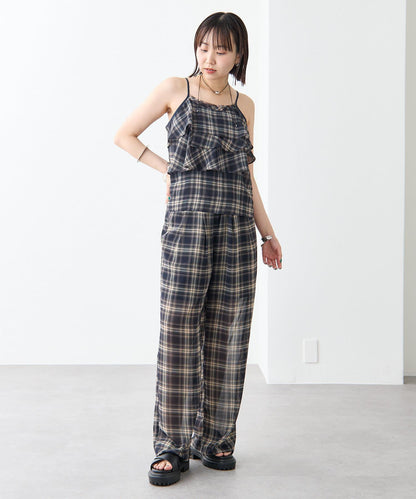 格紋休閒褲