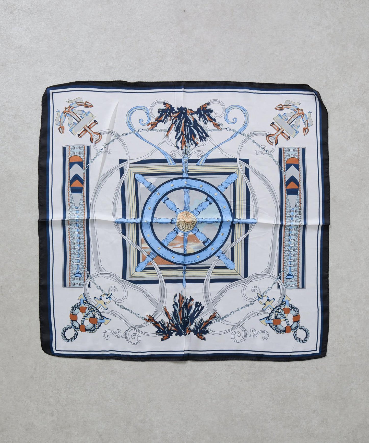 海洋主題絲巾 70×70