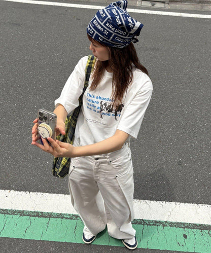 【男女通用】牛圖案T恤