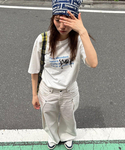 【男女通用】牛圖案T恤