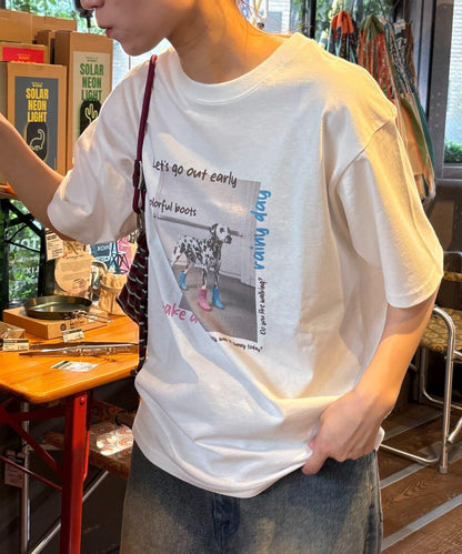 【男女通用】獨特動物印花T恤