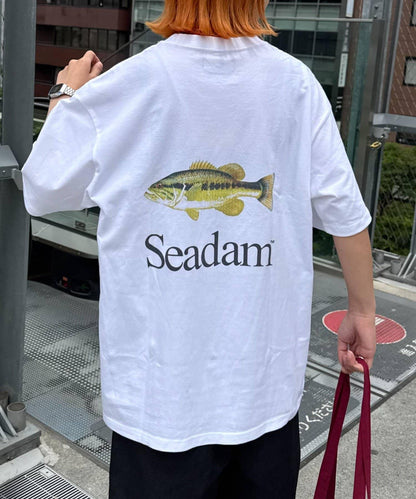 【SEADAM】〈男女通用〉背部Logo印花T恤