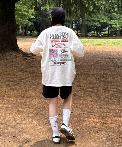 【Franklin Climbing】FesTee T/C TECH 多色圖案 T 恤