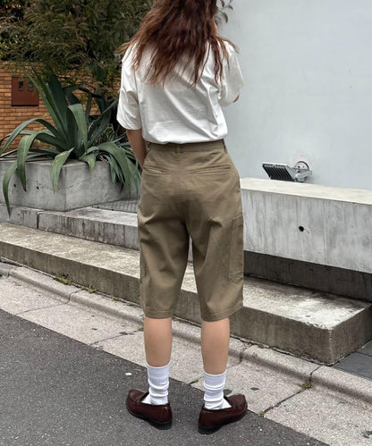 【男女通用】半圓形鉚釘口袋褲