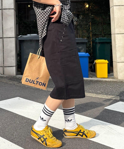 【男女通用】半圓形鉚釘口袋褲