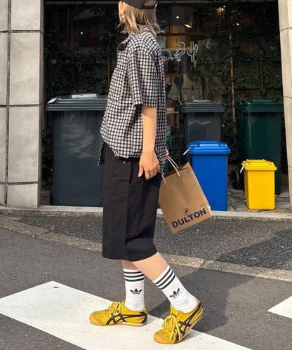 【男女通用】半圓形鉚釘口袋褲