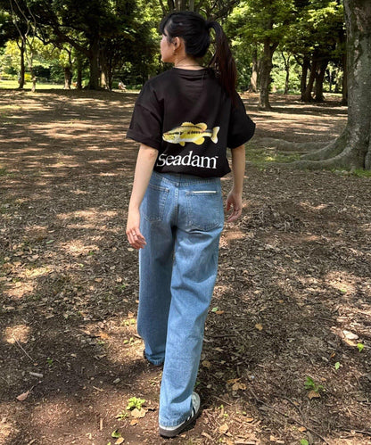 【SEADAM】〈男女通用〉背部Logo印花T恤