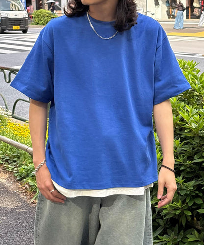 重量箱型剪影T恤