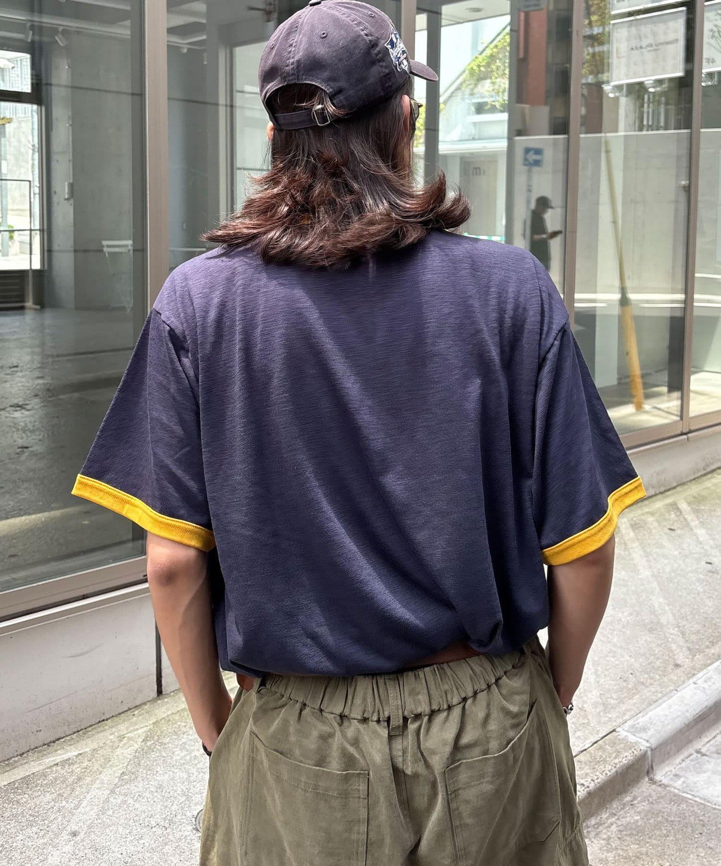 多色印花圓領T恤