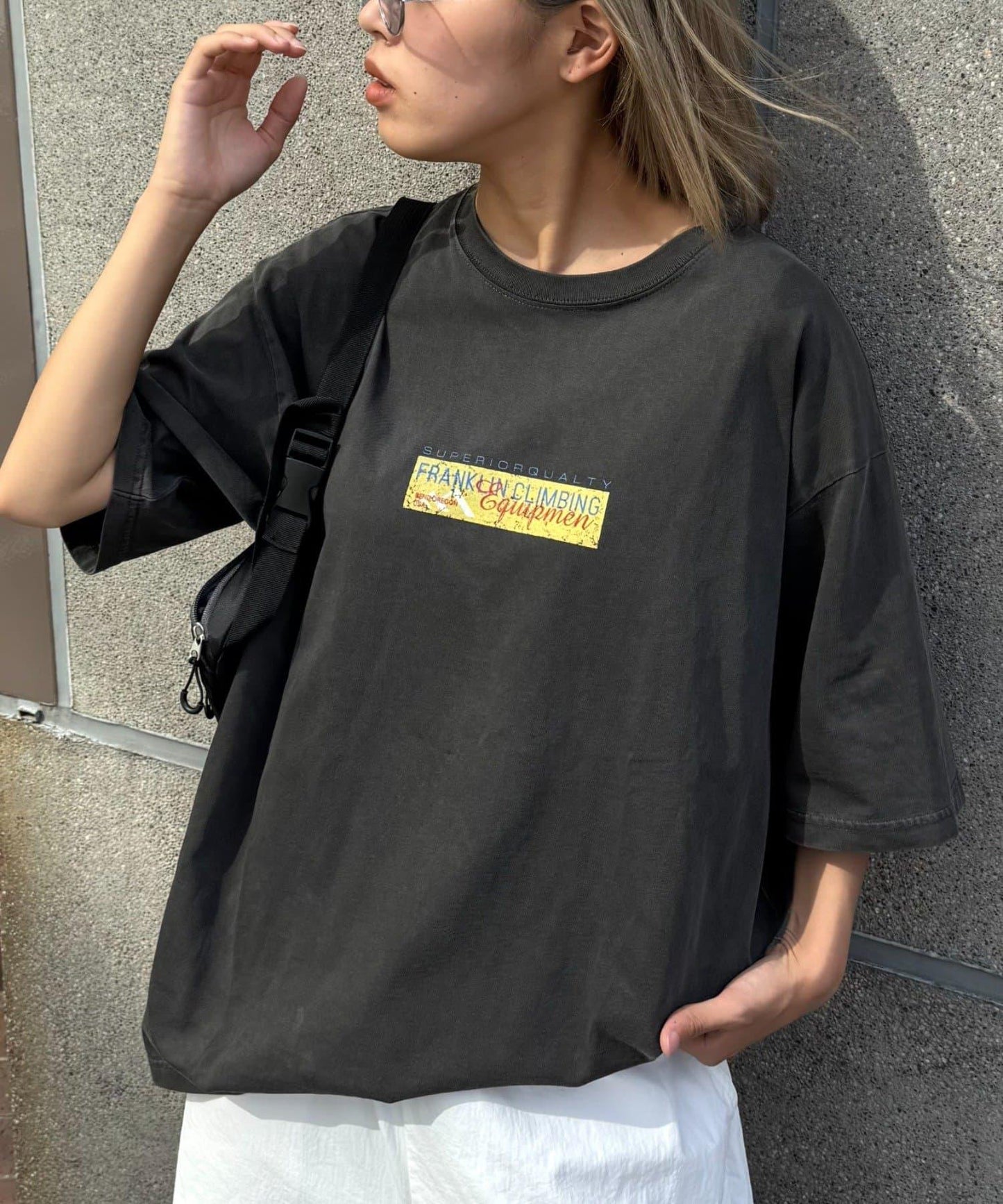 【弗蘭克林攀巖】【傳承】黃色LOGO T恤