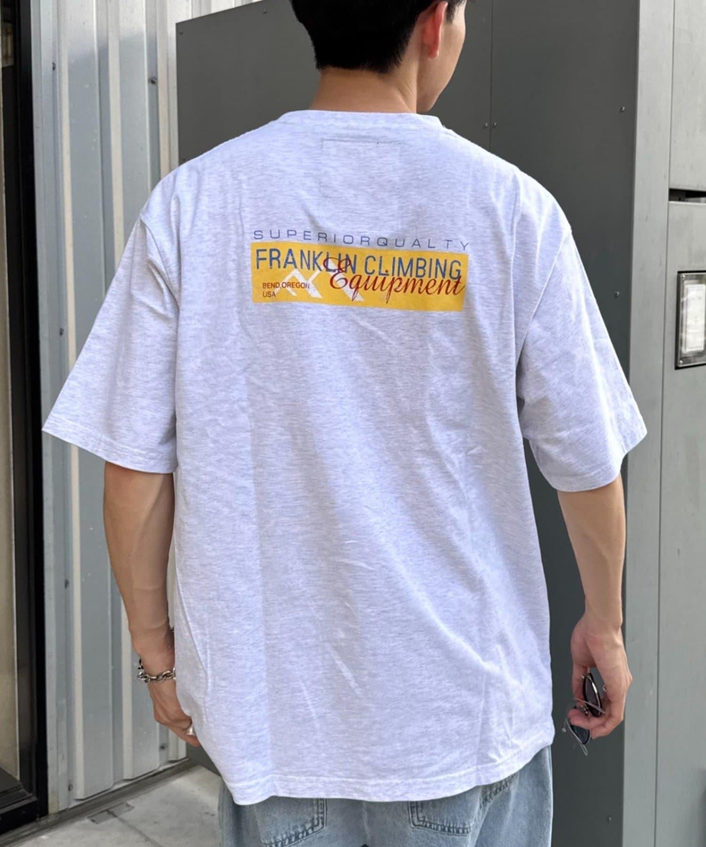 【弗蘭克林攀巖】【傳承】黃色LOGO T恤