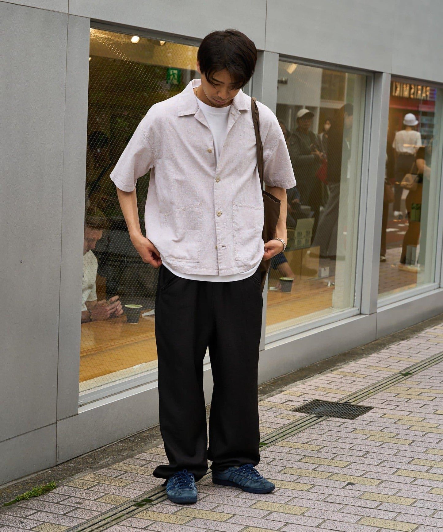 【男女通用】棉麻連體襯衫