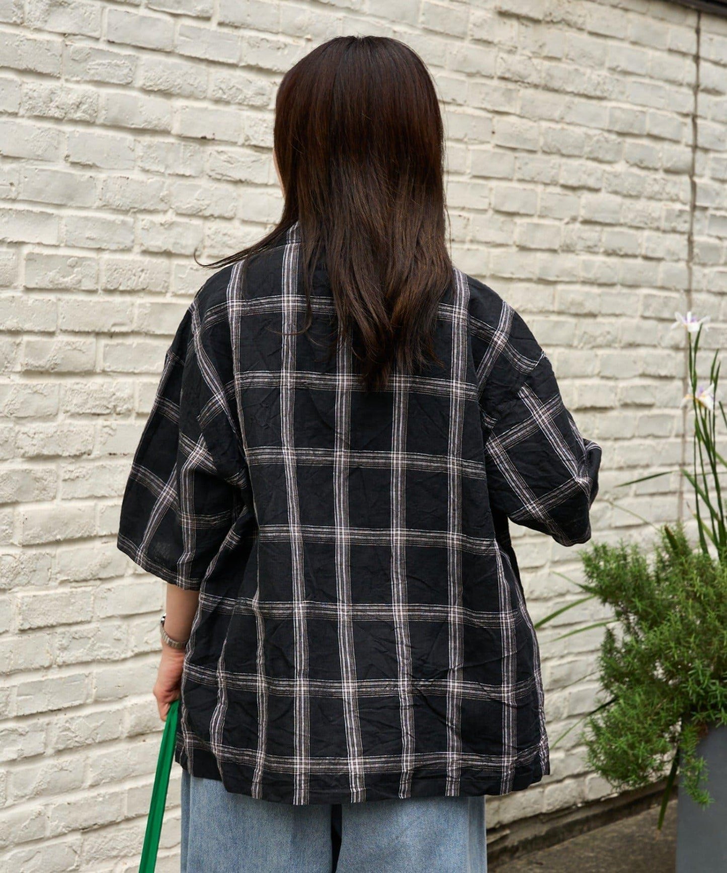 【男女通用】棉麻連體襯衫