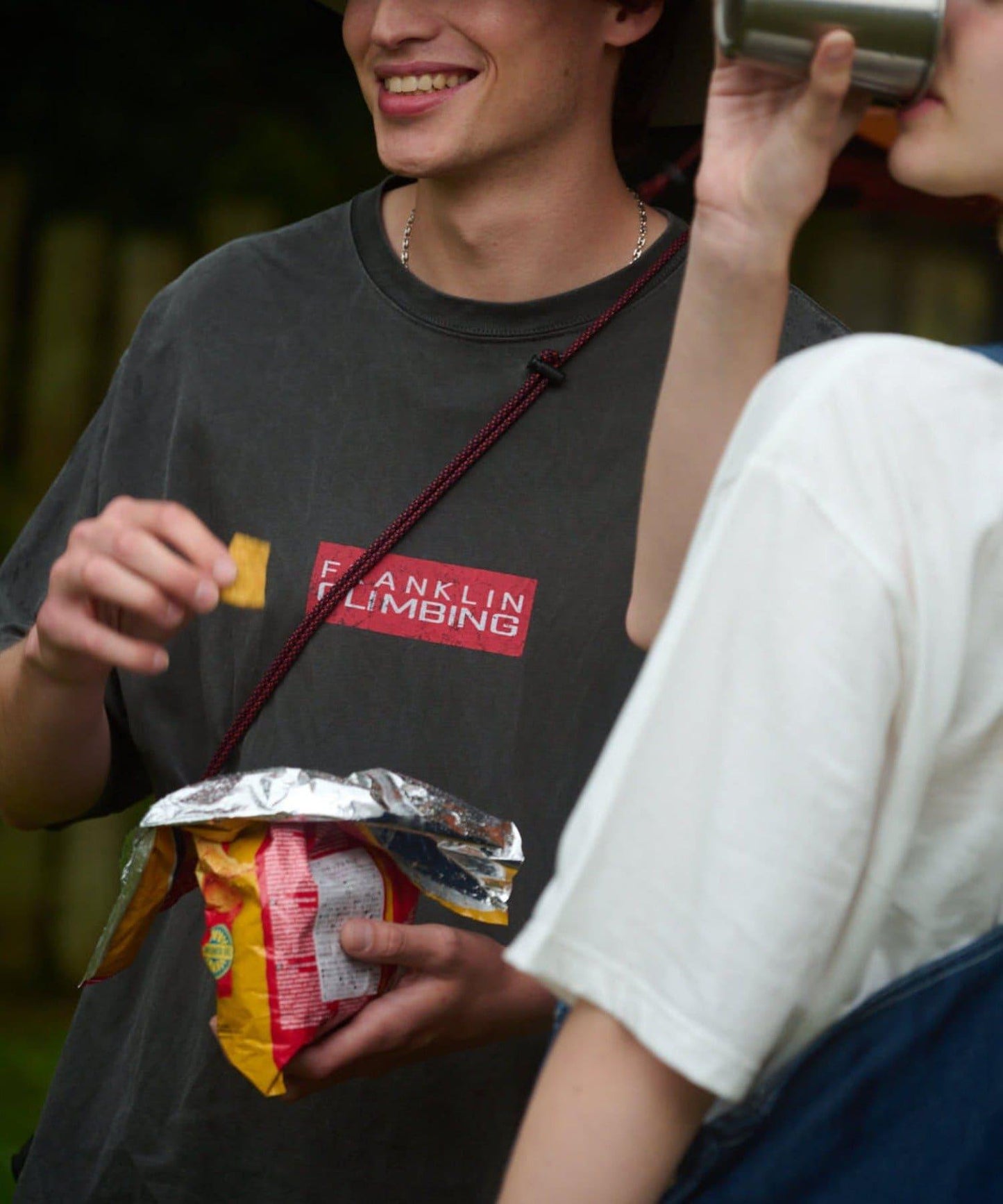 【弗蘭克林攀巖】【傳承】紅色LOGO T恤