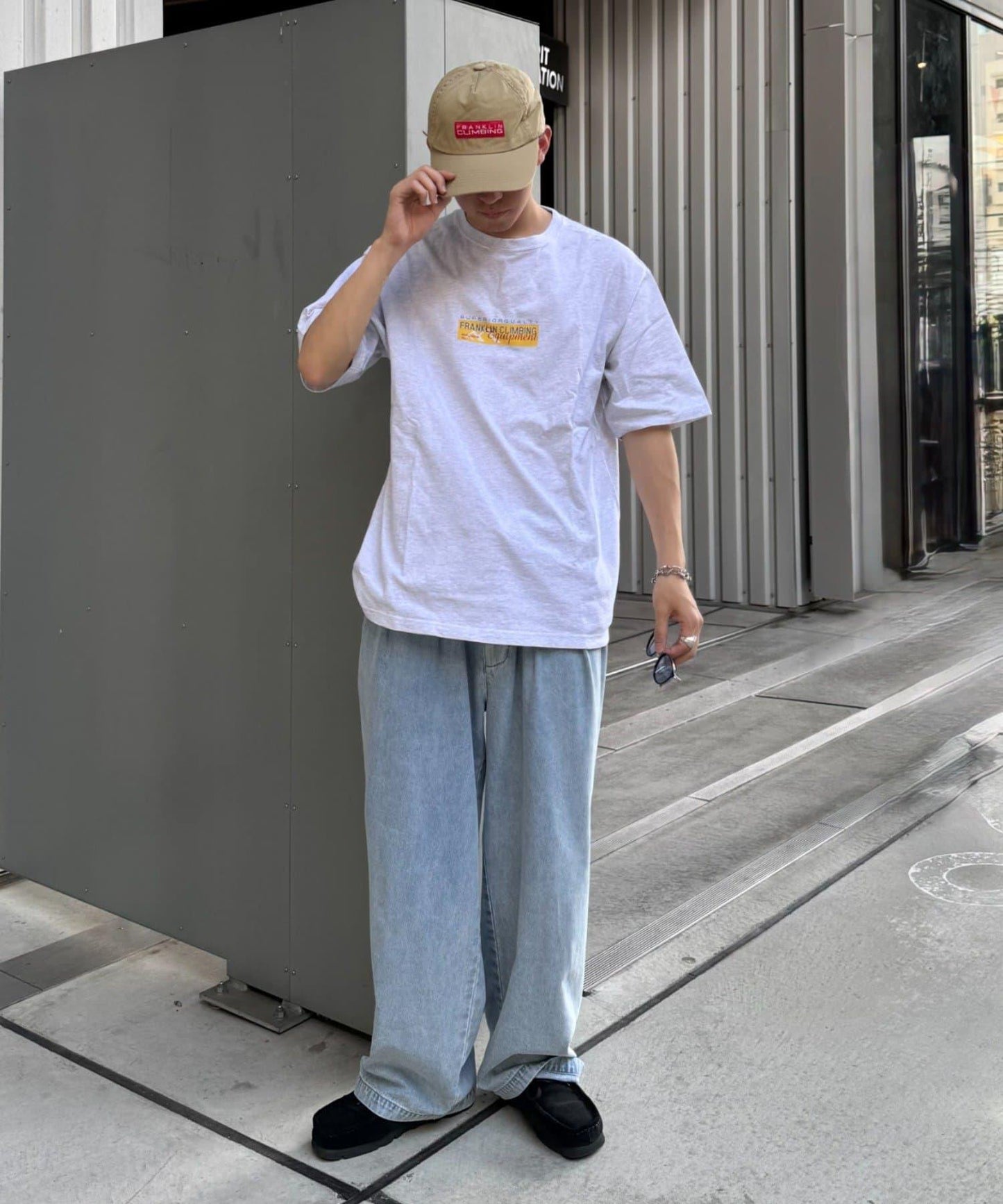 【弗蘭克林攀巖】【傳承】黃色LOGO T恤