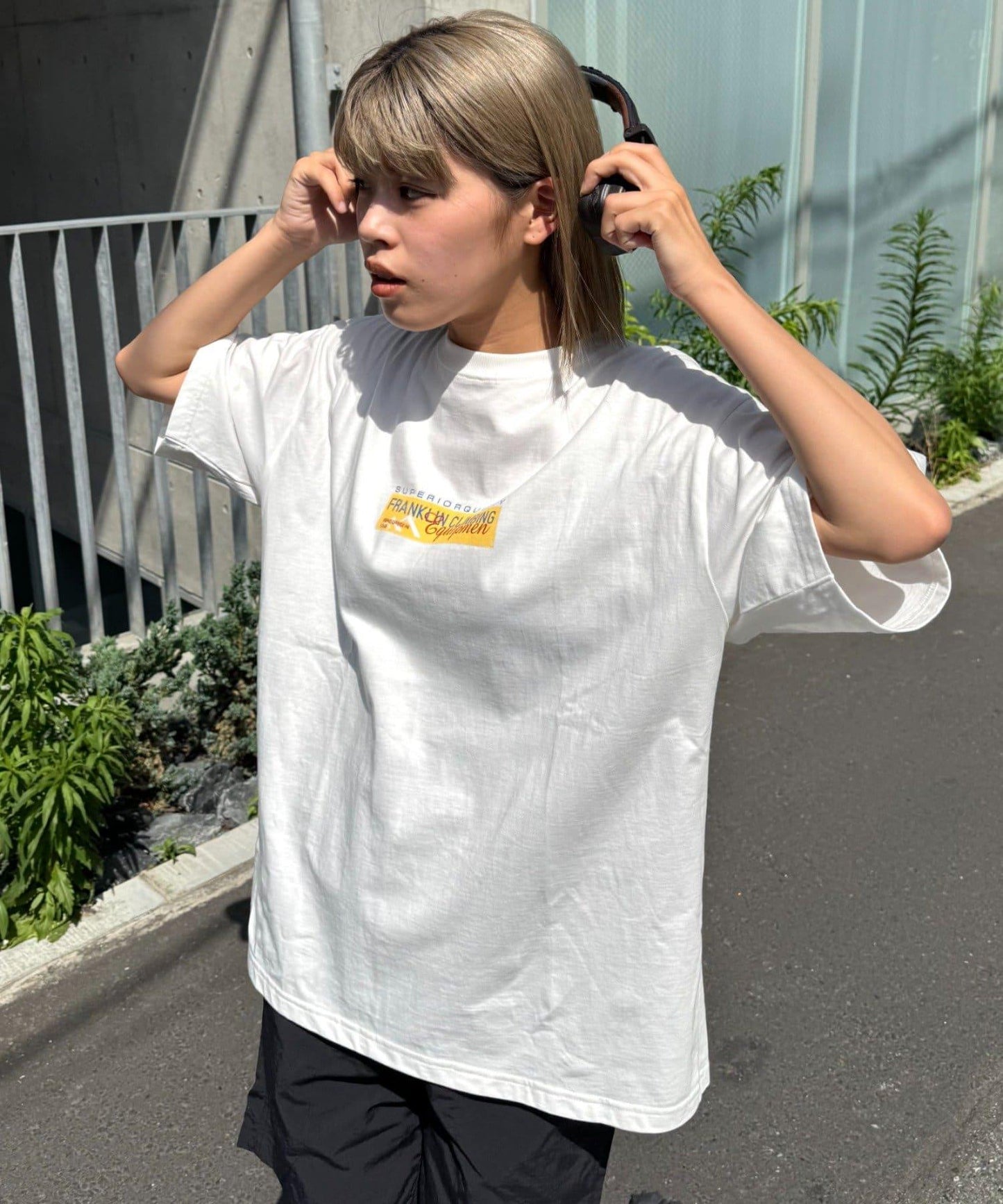 【弗蘭克林攀巖】【傳承】黃色LOGO T恤