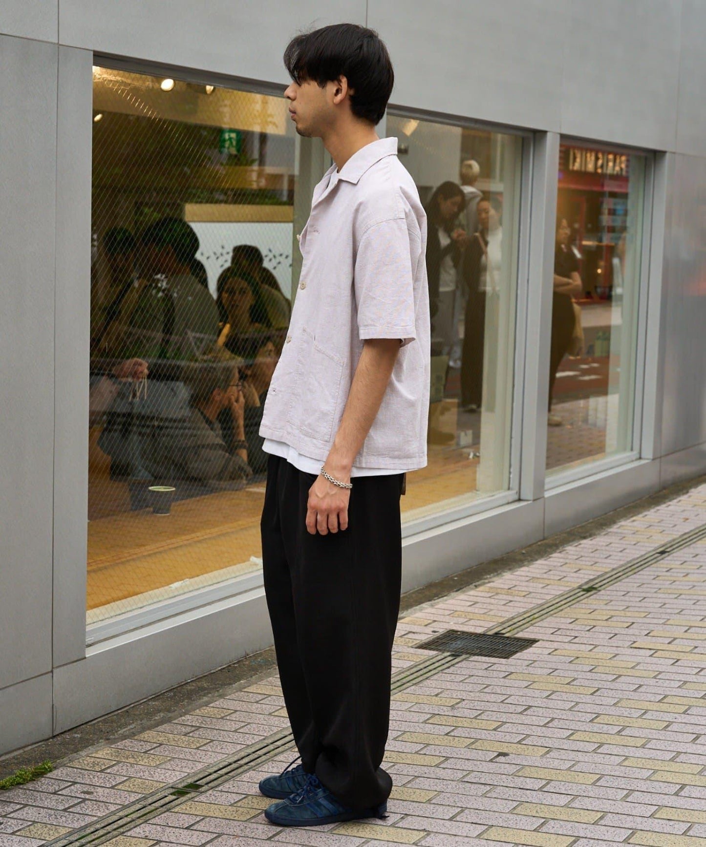 【男女通用】棉麻連體襯衫