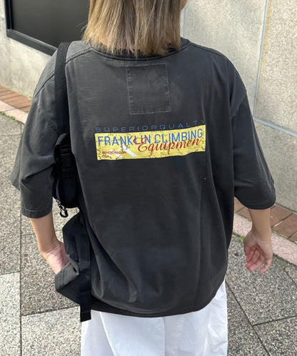 【弗蘭克林攀巖】【傳承】黃色LOGO T恤