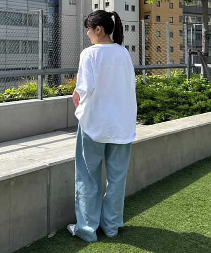 【男女通用】霜凍動感標誌印花T恤