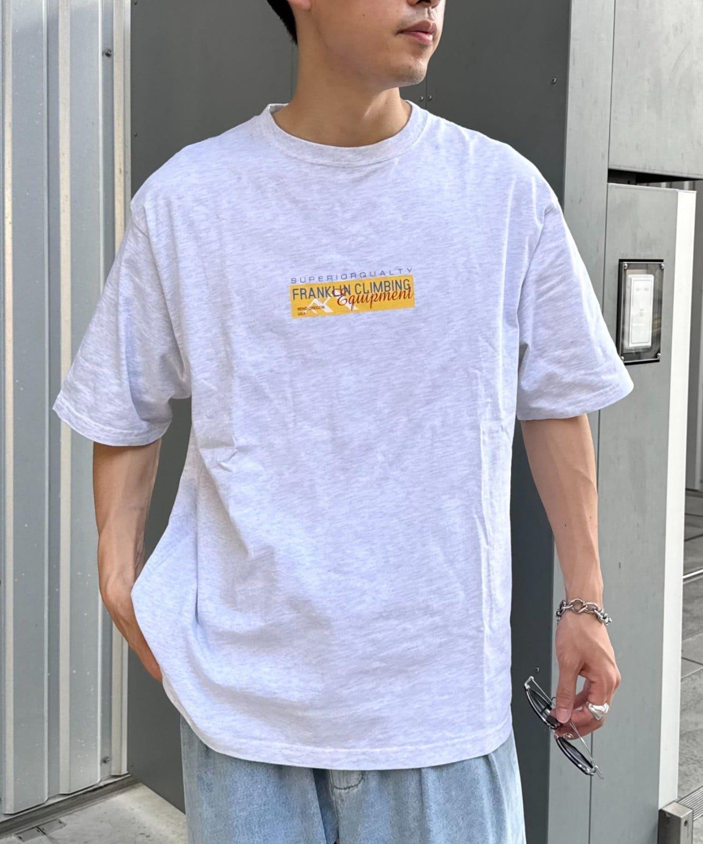 【弗蘭克林攀巖】【傳承】黃色LOGO T恤