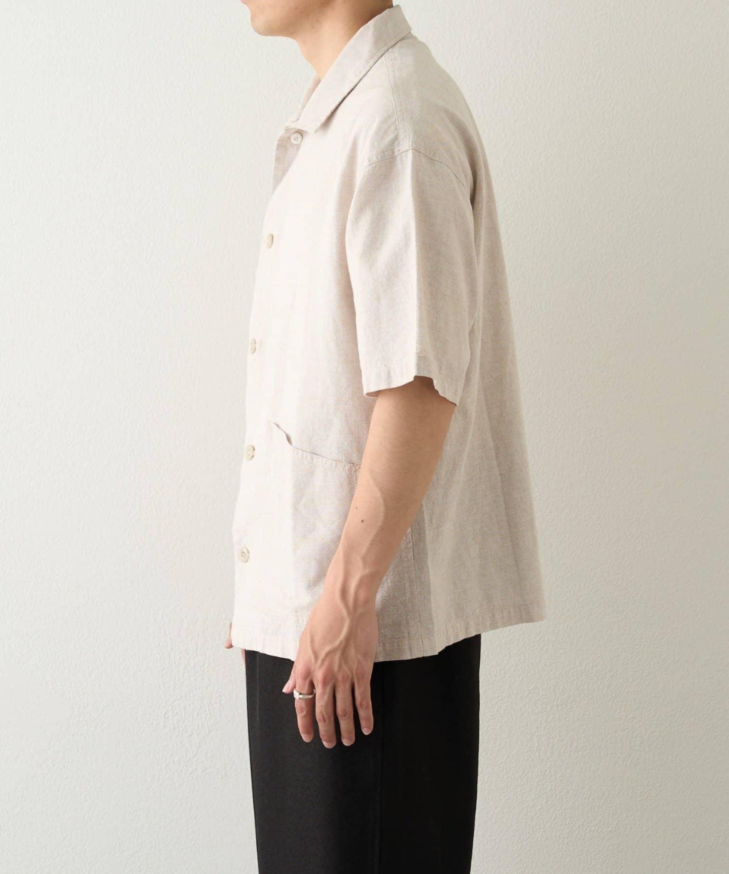 【男女通用】棉麻連體襯衫