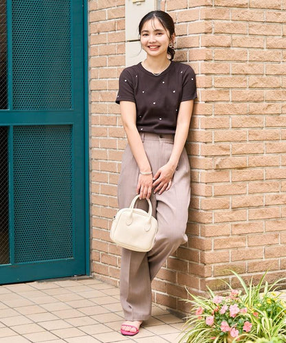 迷你愛心刺繡T恤