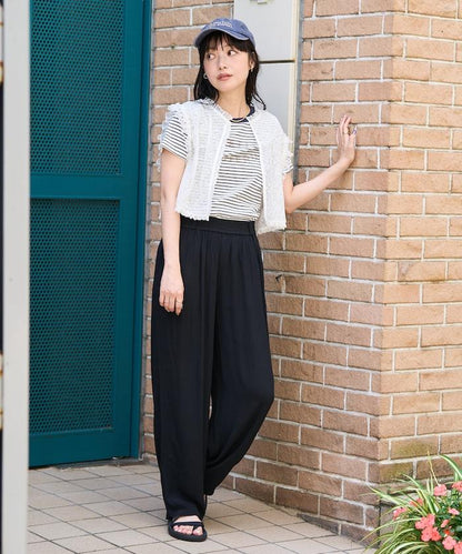 顏色喬策松紗褲/舒適褲