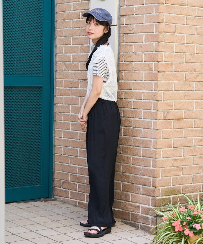 顏色喬策松紗褲/舒適褲