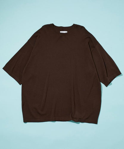 超冰絲圓領針織T恤 【接觸冷感】