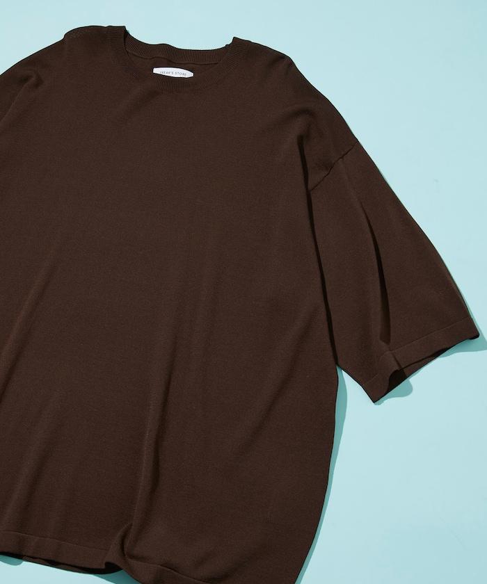 超冰絲圓領針織T恤 【接觸冷感】